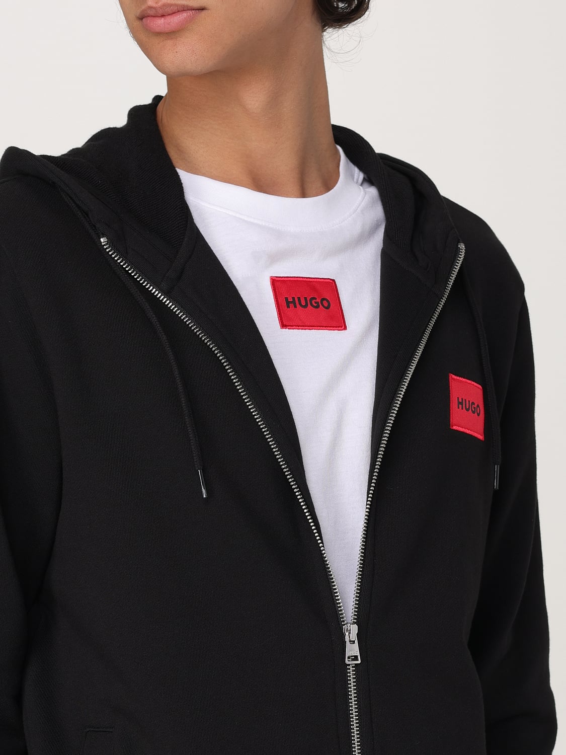 HUGO SWEATSHIRT: Sweatshirt homme Hugo, Noir - Img 5