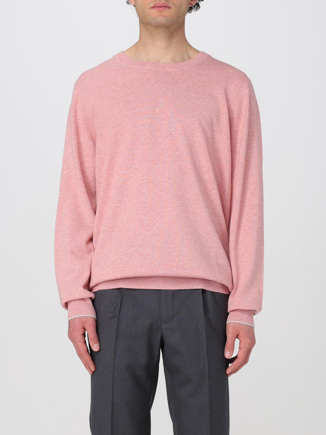BRUNELLO CUCINELLI SWEATER: Sweater men Brunello Cucinelli, Orange - Img 1