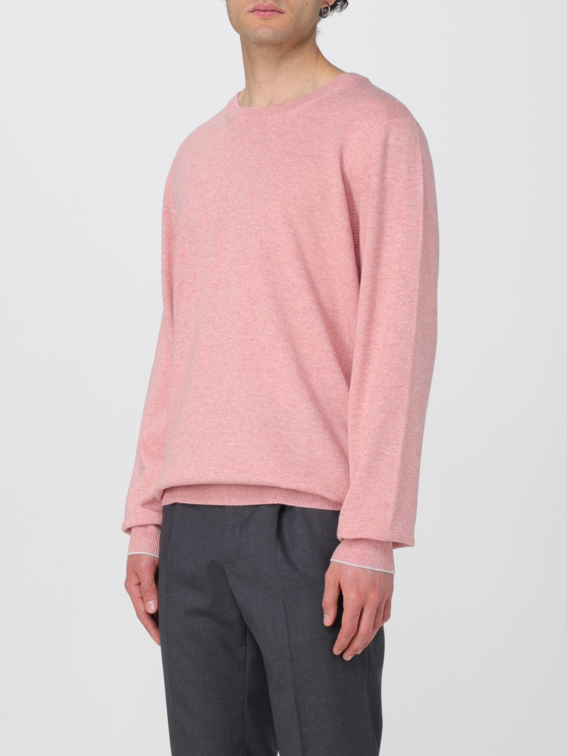 BRUNELLO CUCINELLI SWEATER: Sweater men Brunello Cucinelli, Orange - Img 4