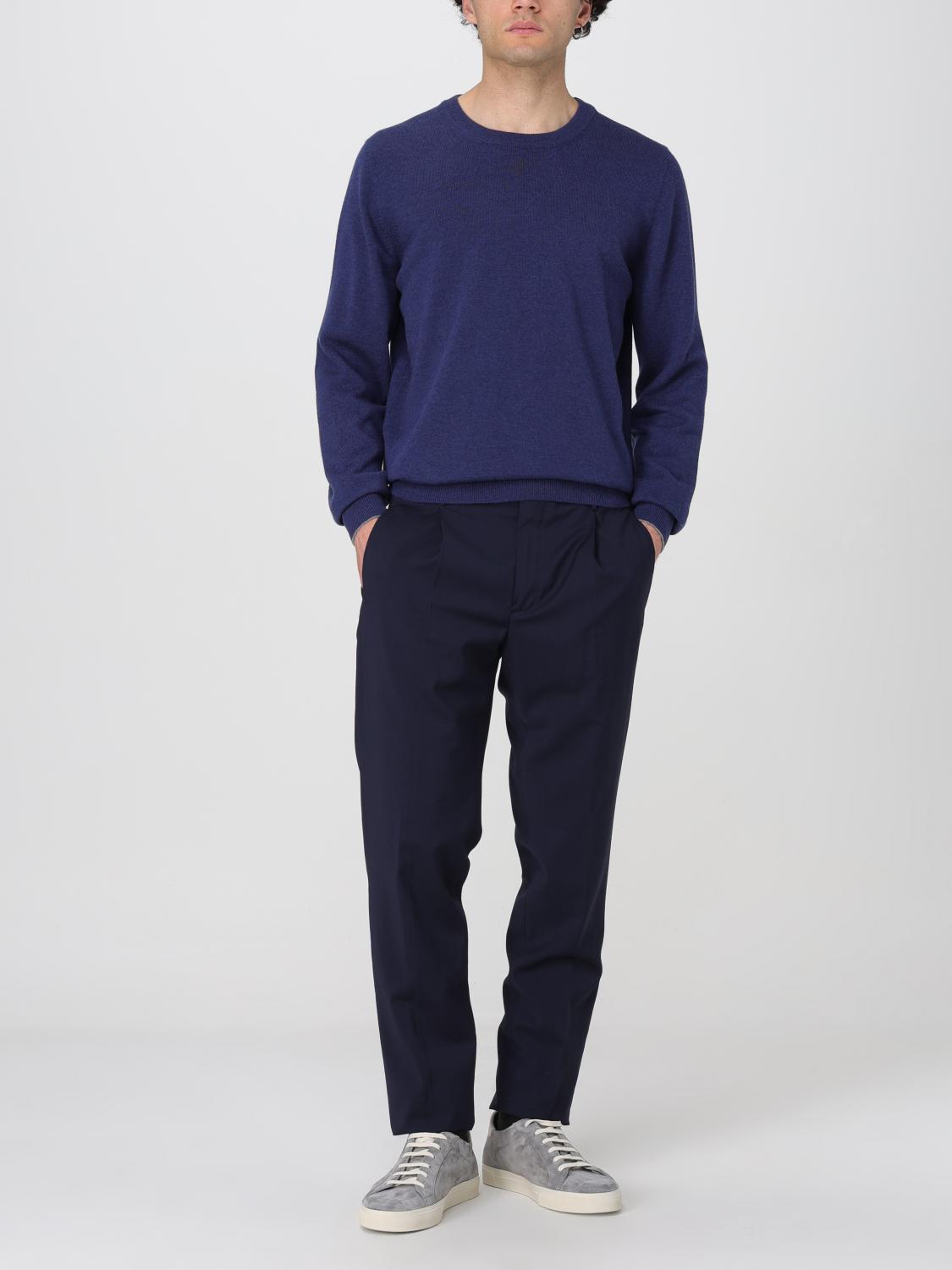 BRUNELLO CUCINELLI PULLOVER: Pullover herren Brunello Cucinelli, Blau - Img 2