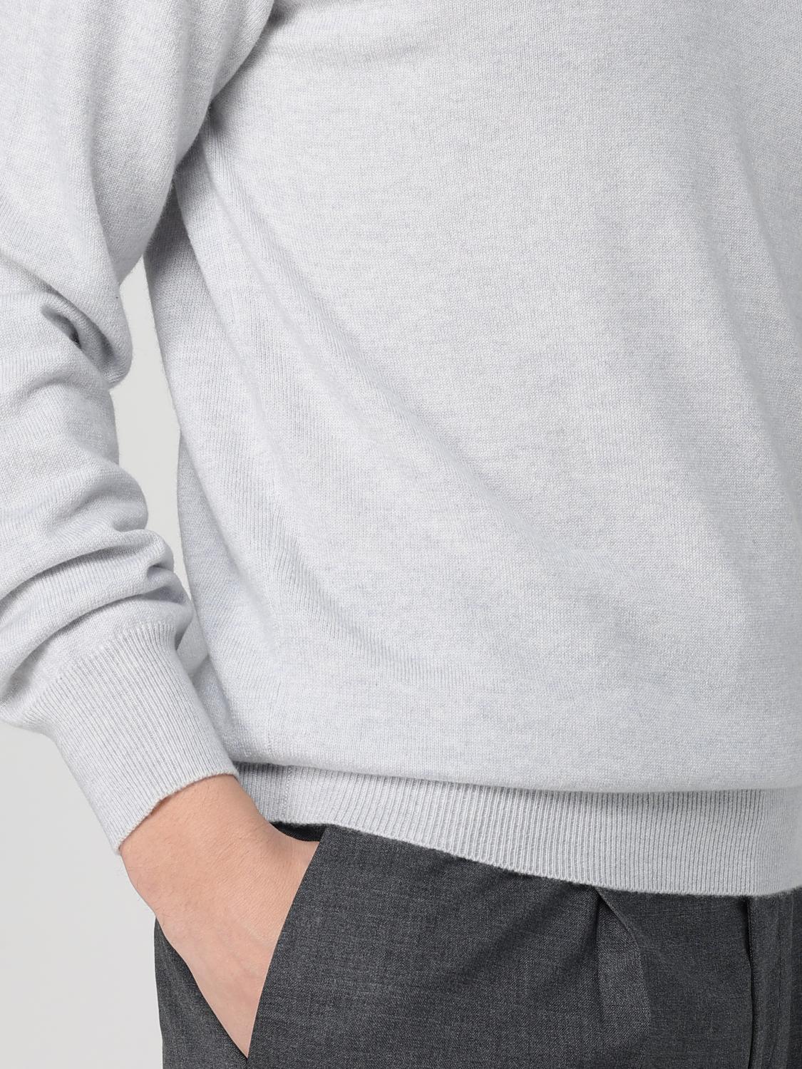 BRUNELLO CUCINELLI PULLOVER: Pullover herren Brunello Cucinelli, Grau - Img 5