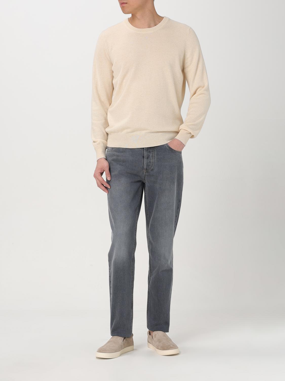 BRUNELLO CUCINELLI PULLOVER: Pullover herren Brunello Cucinelli, Beige - Img 2