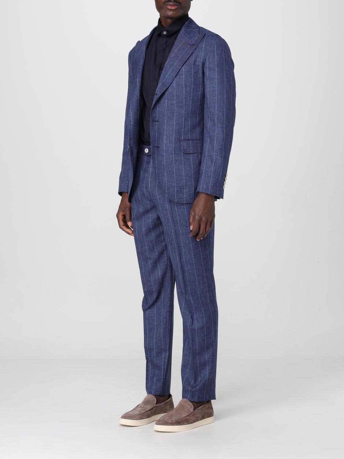 Brunello Cucinelli men's dress - Blue | MR473LDFV | GIGLIO.COM