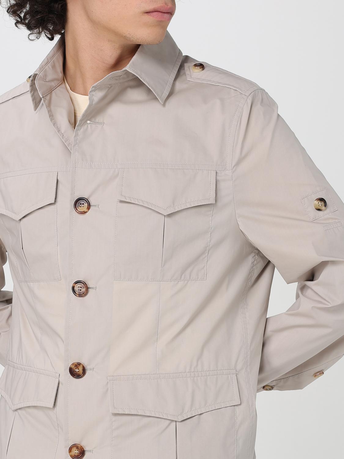 BRUNELLO CUCINELLI JACKET: Jacket men Brunello Cucinelli, Beige - Img 5