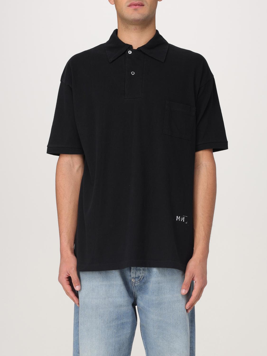 Maison Margiela Polo shirt men - Black | S50GL0060M20061 | GIGLIO.COM