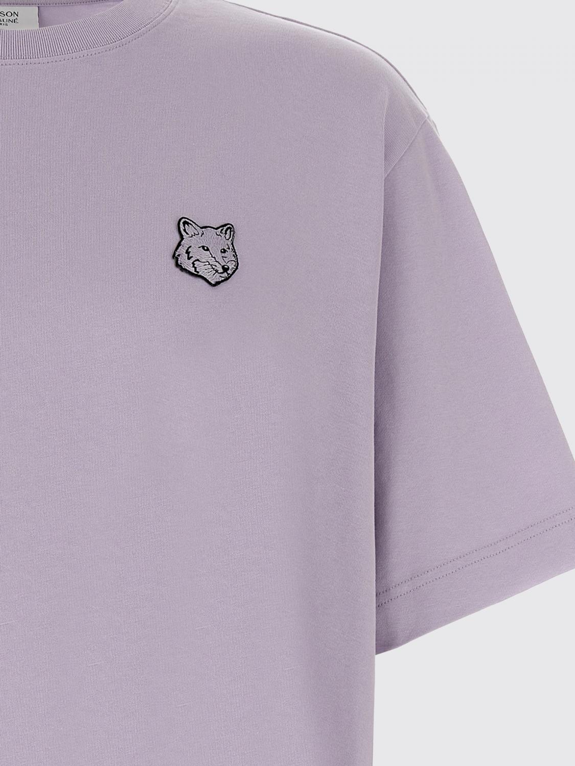 MAISON KITSUNÉ CAMISETA: Polo hombre Maison KitsunÉ, Violeta - Img 3