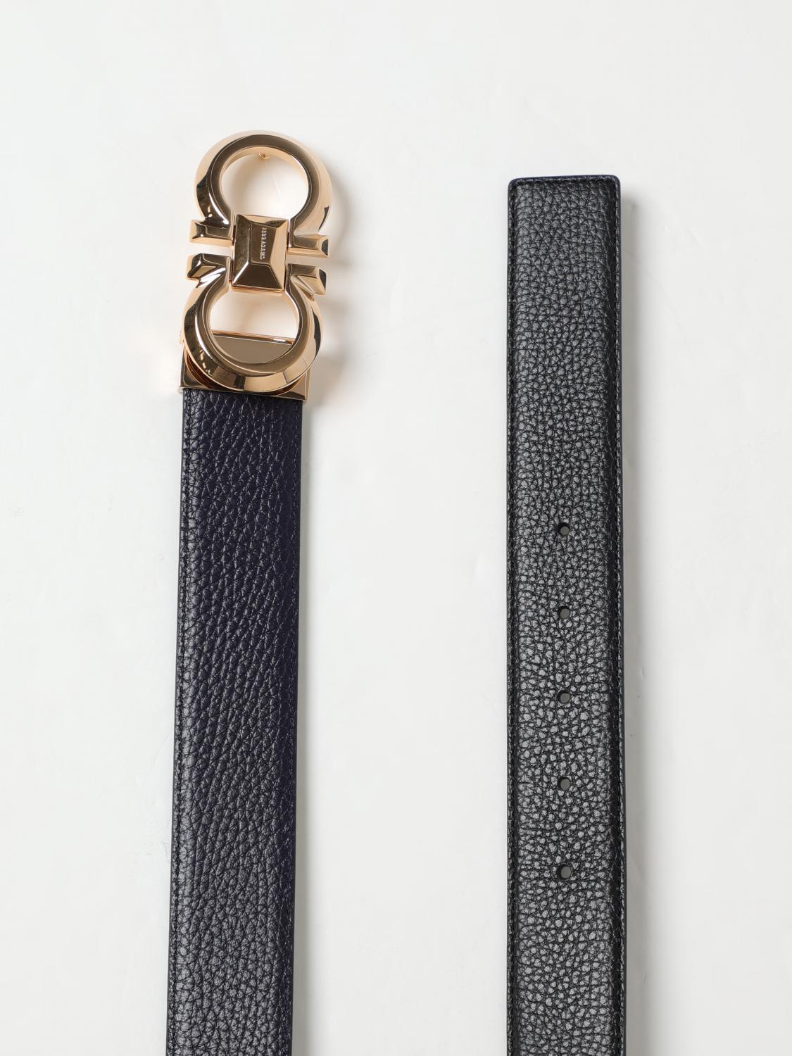 FERRAGAMO BELT: Belt men Ferragamo, Black - Img 3