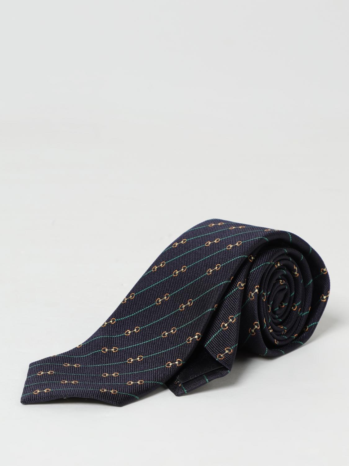 GUCCI CORBATA: Corbata hombre Gucci, Azul Oscuro - Img 1