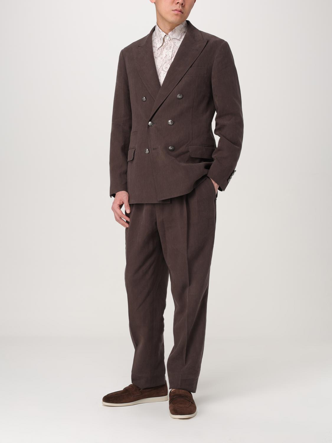 Brunello Cucinelli Suit men - Brown | MW431LDPM2 | GIGLIO.COM