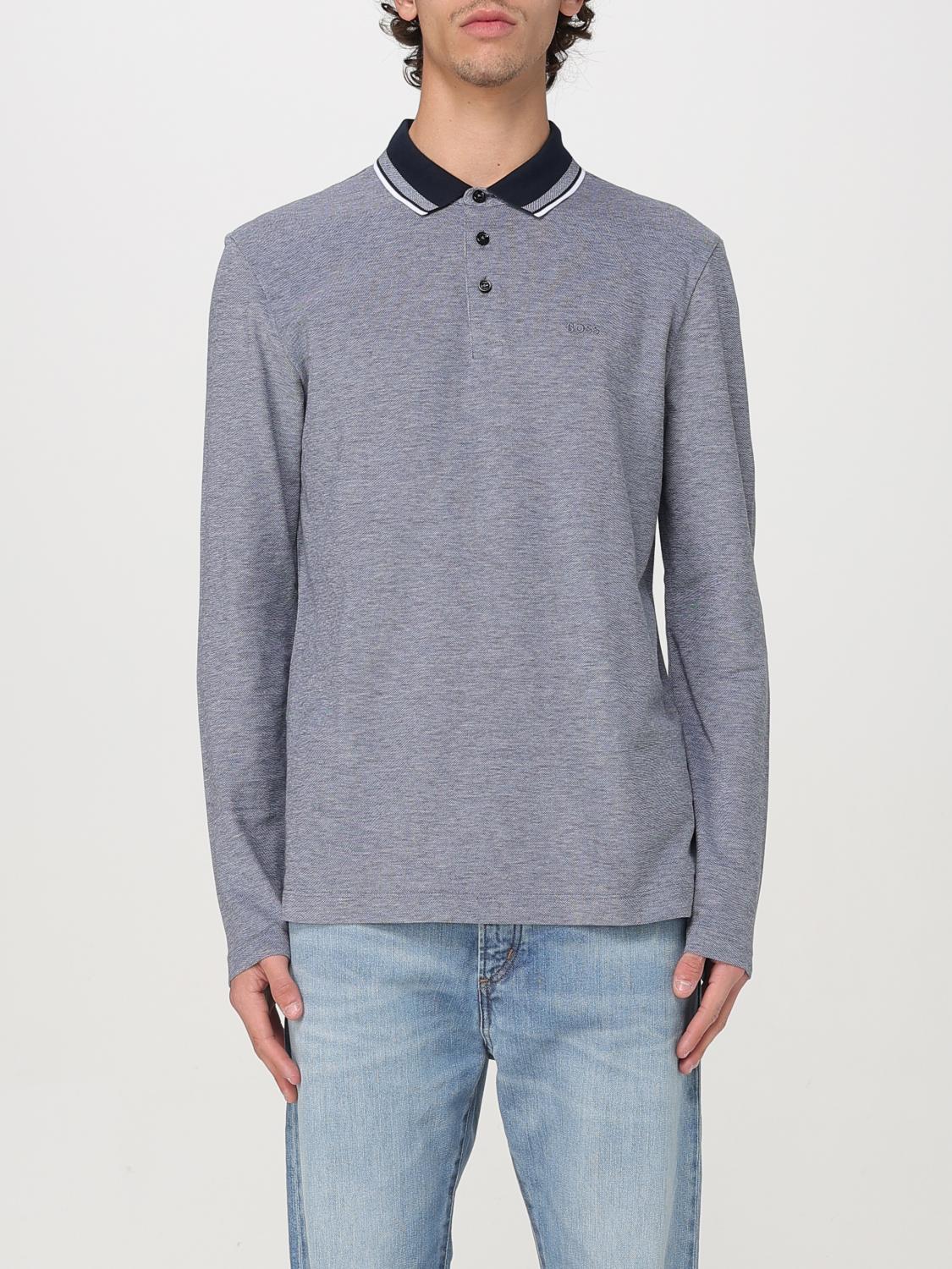 BOSS POLO: Polo Boss in cotone , Blue - Img 1