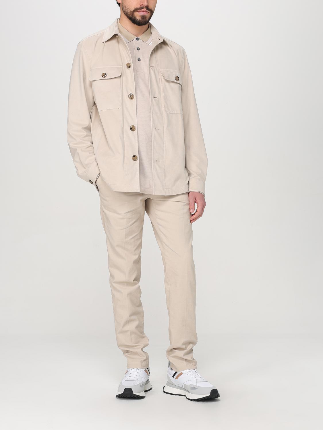 BOSS POLO: Polo Boss in cotone , Beige - Img 2