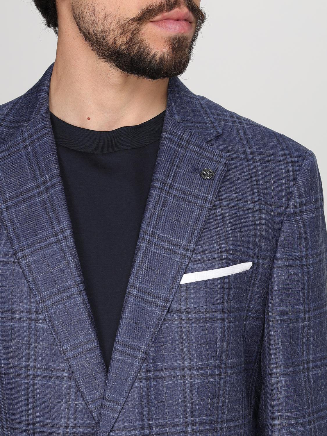 BOSS BLAZER: Jacket men Boss, Blue - Img 4