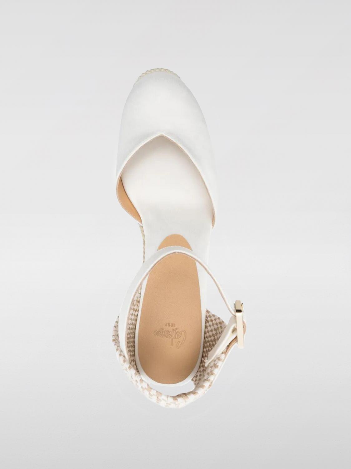 CASTAÑER ESPADRILLAS: Espadrillas Chiarita Castañer in raso , Bianco - Img 4