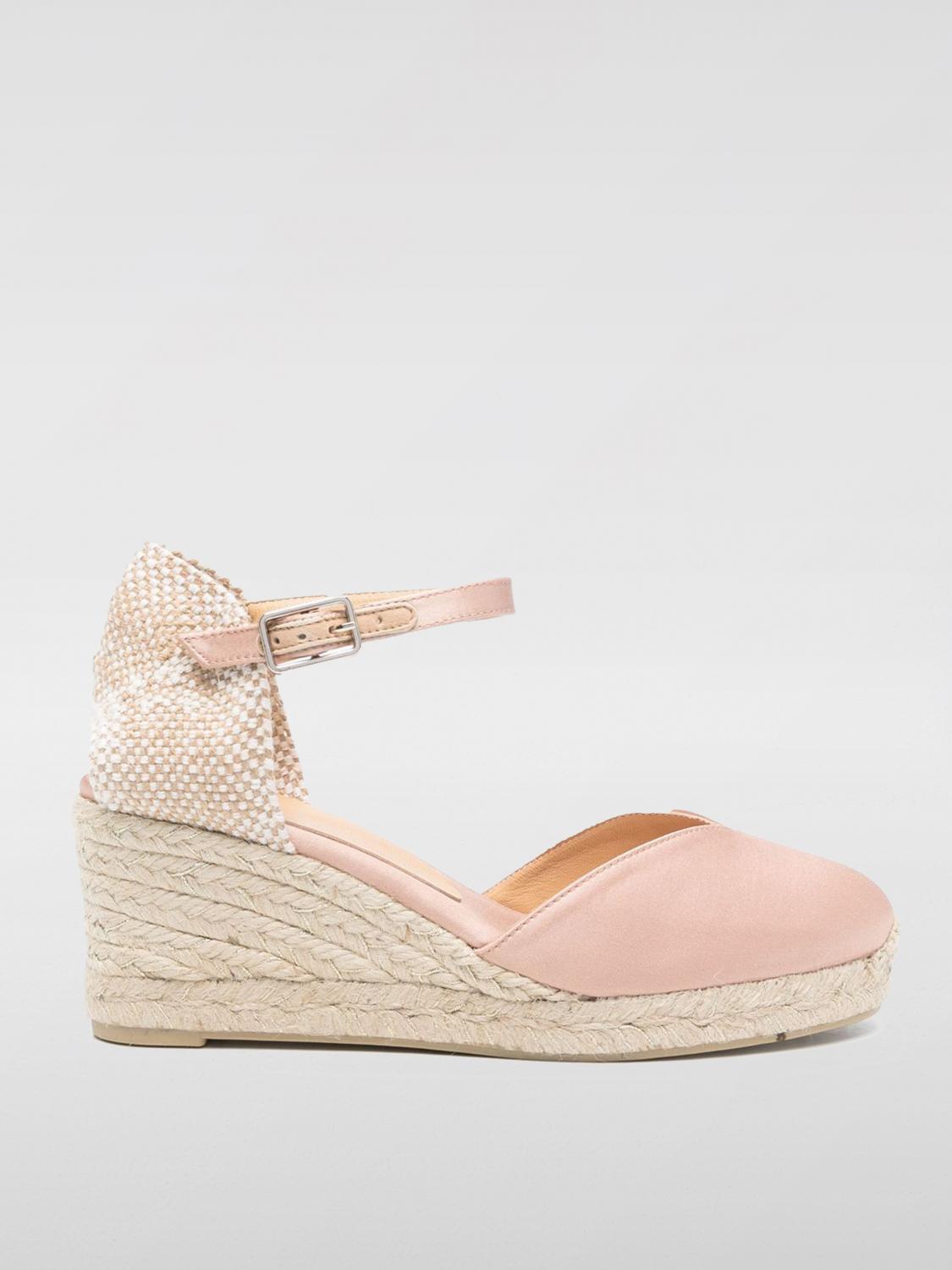 CASTAÑER ESPADRILLES: Castañer Chiarita Espadrilles aus Satin, Pink - Img 1