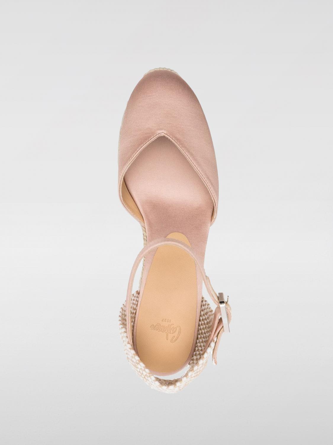 CASTAÑER ESPADRILLES: Castañer Chiarita Espadrilles aus Satin, Pink - Img 4