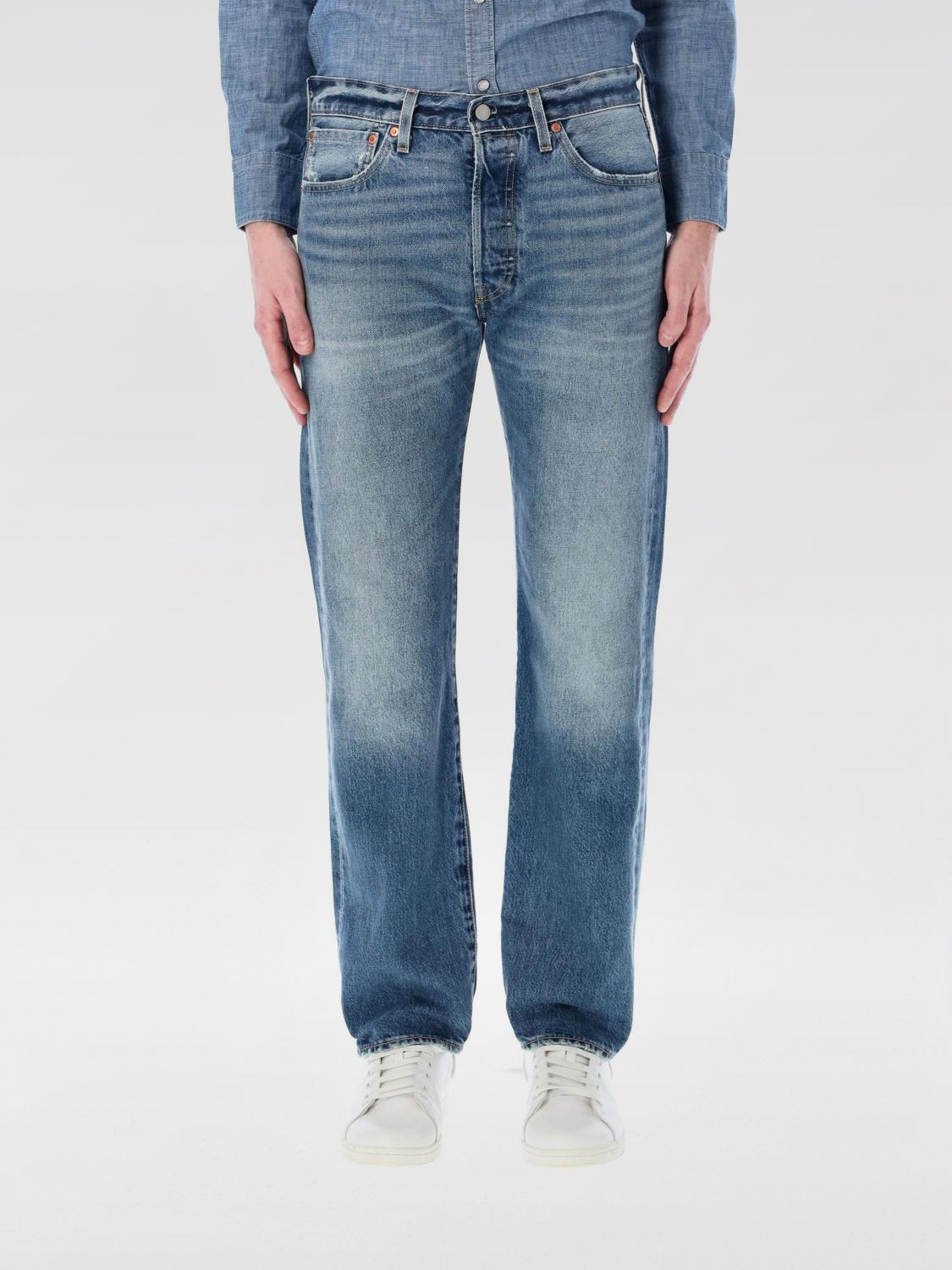 LEVI'S JEANS: Jeans 501 Levi's in denim , Blue 3 - Img 1