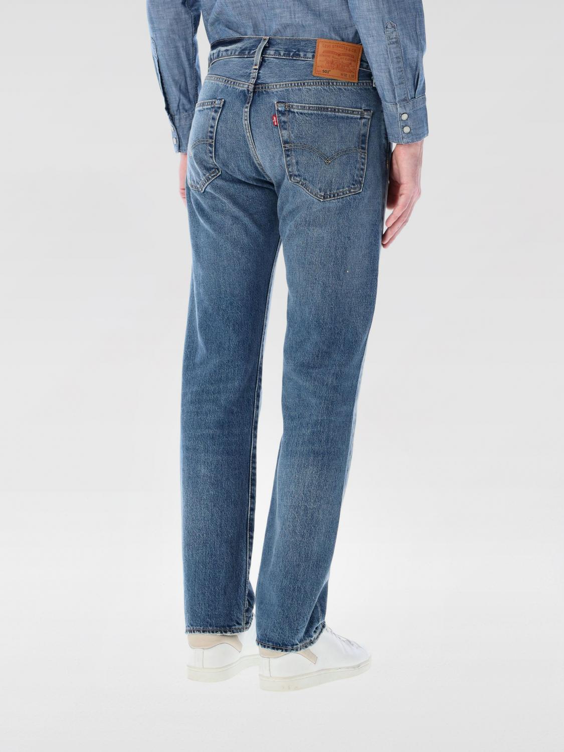 LEVI'S JEANS: Jeans 501 Levi's in denim , Blue 3 - Img 2