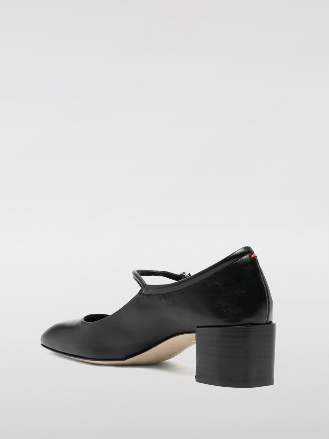 AEYDE DÉCOLLETÉ: Mary Jane Aline Aeyde in nappa , Nero - Img 3