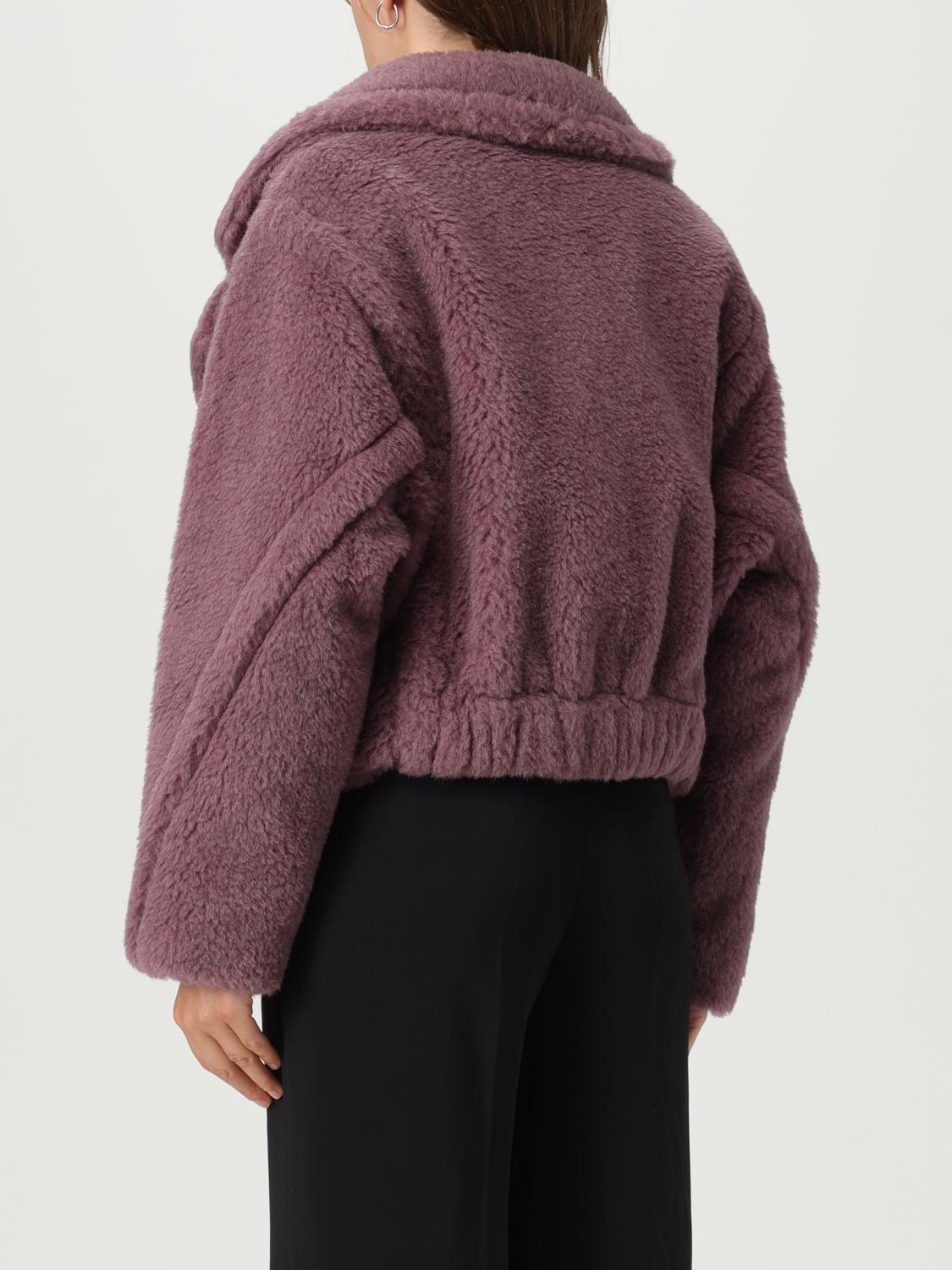 MAX MARA ABRIGO DE PIEL: Abrigo mujer Max Mara, Violeta - Img 3