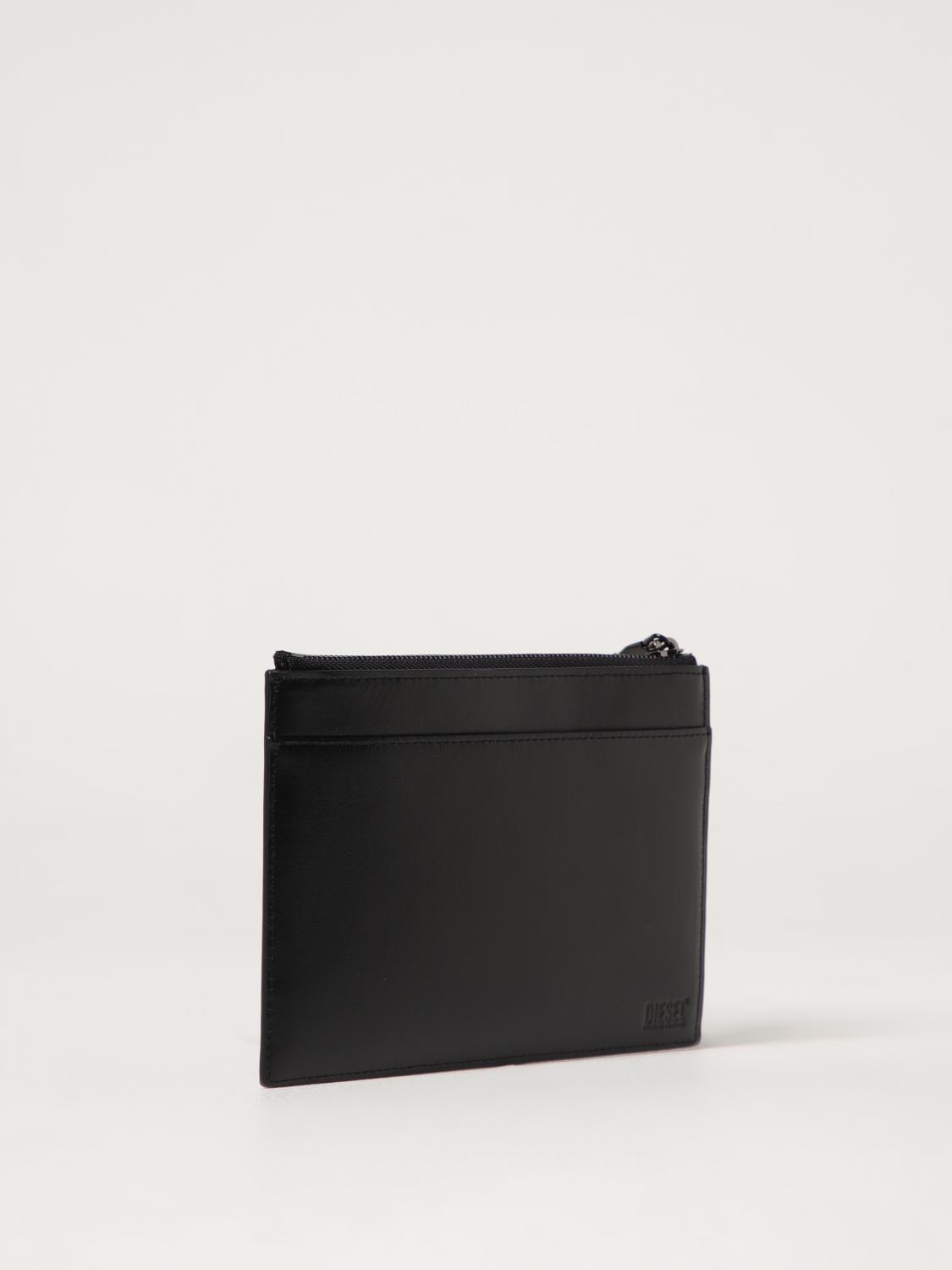 DIESEL PORTADOCUMENTI: Pochette 1dr pouch iii Oval D Diesel, Nero - Img 2