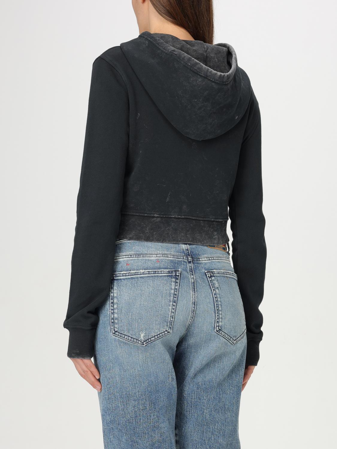 DIESEL SUDADERA: Sudadera mujer Diesel, Negro - Img 2
