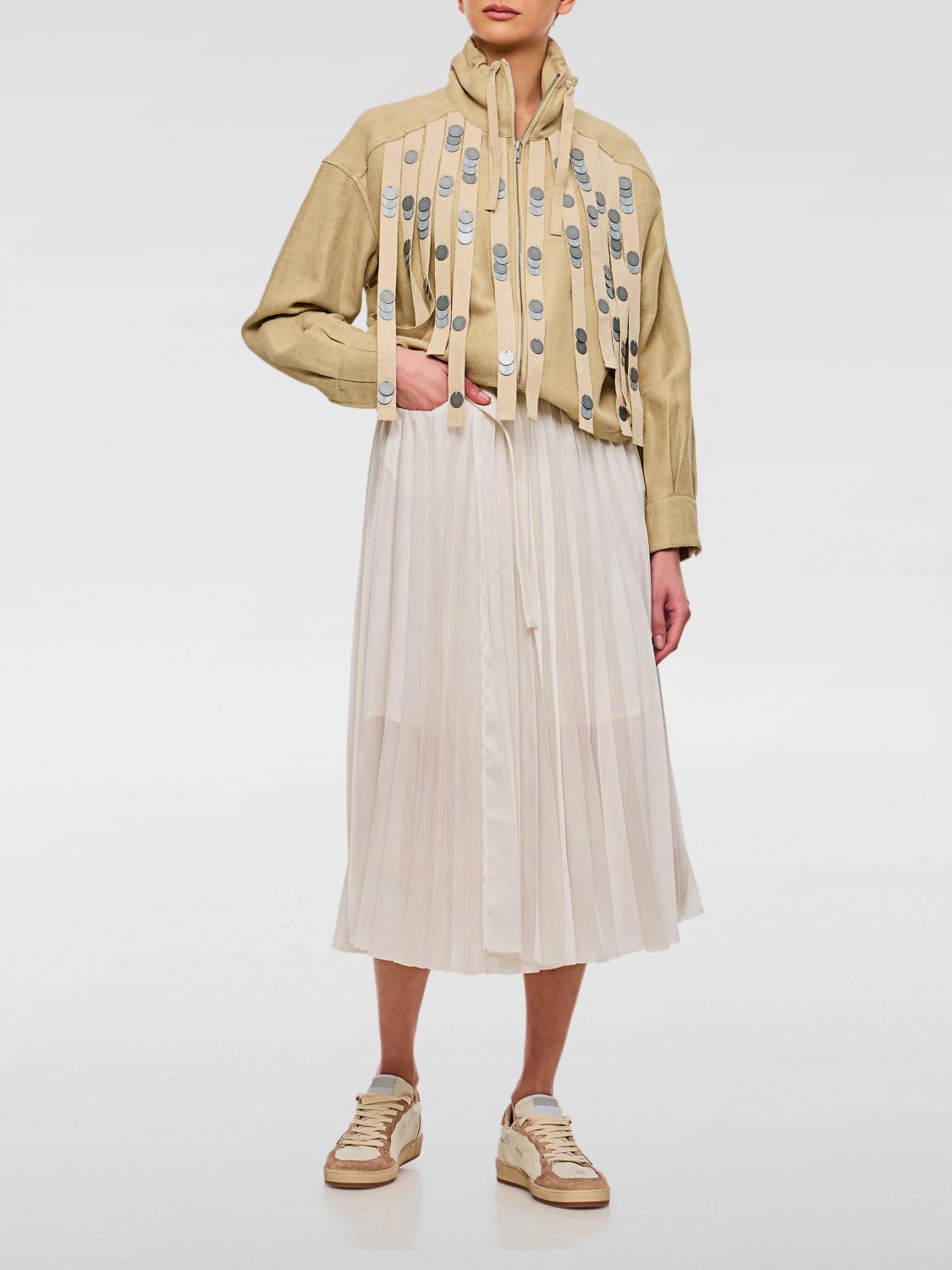 SACAI FALDA: Falda mujer Sacai, Blanco - Img 2