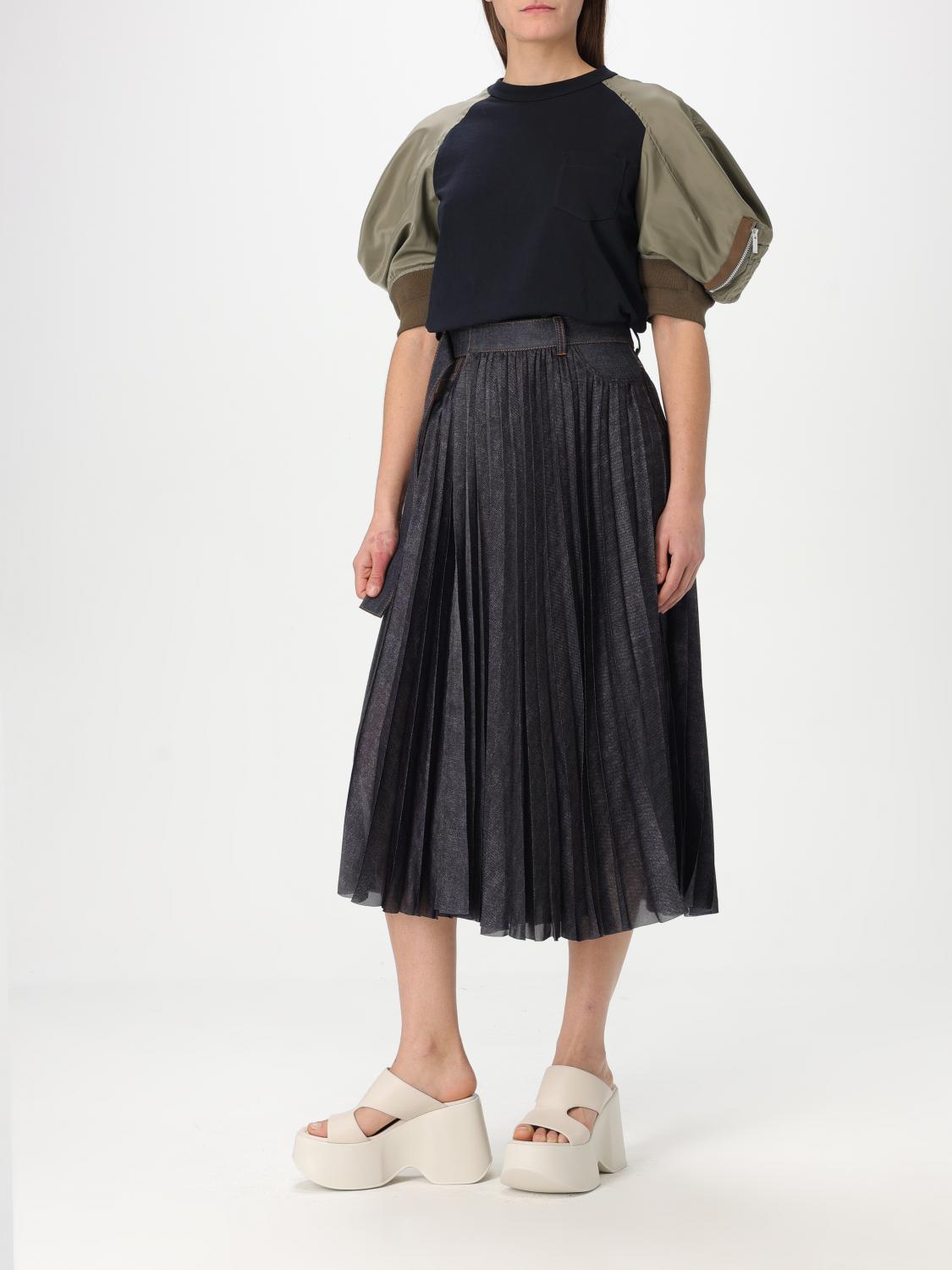 SACAI ROCK: Rock damen Sacai, Blau - Img 2