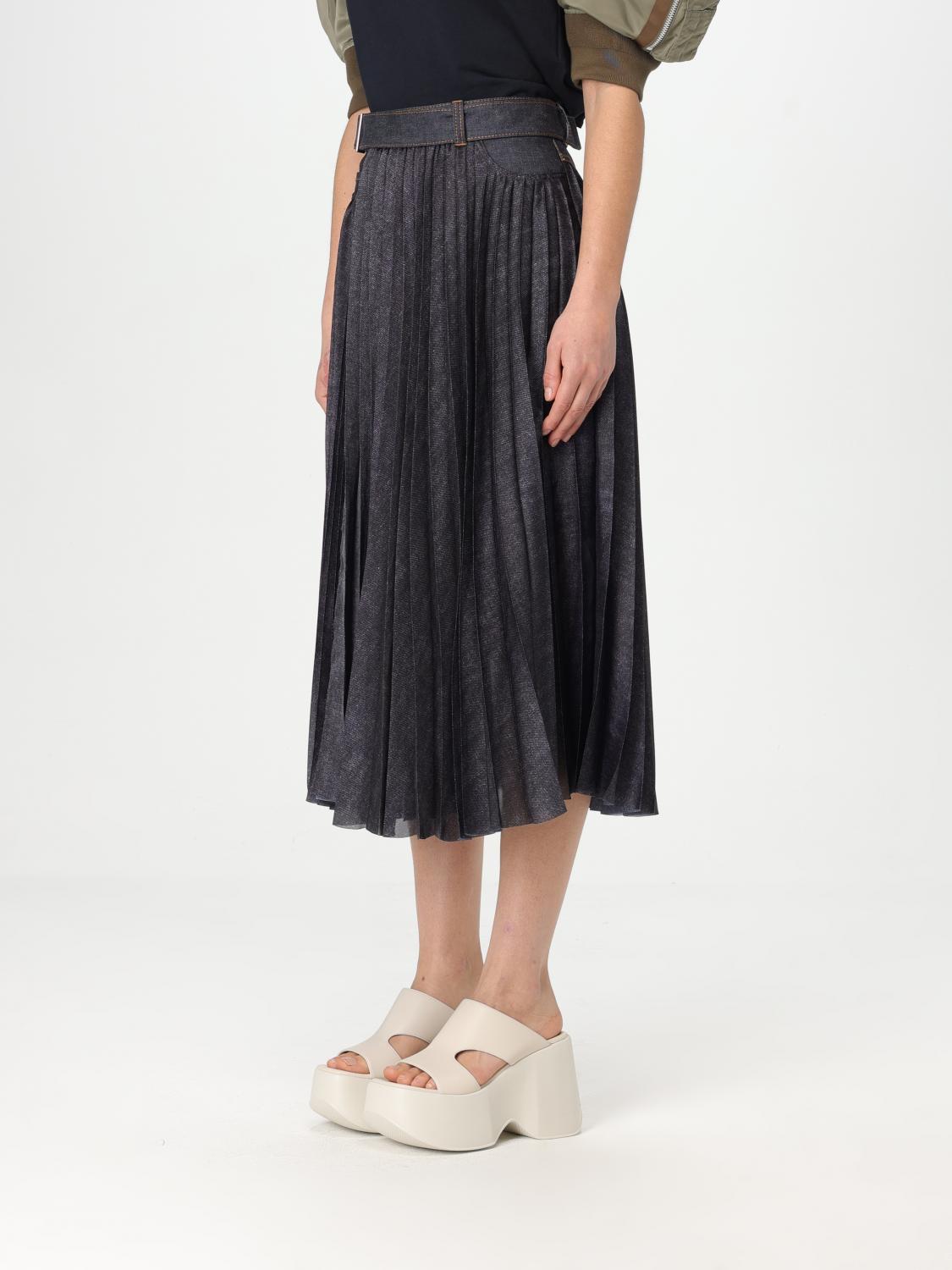 SACAI ROCK: Rock damen Sacai, Blau - Img 4
