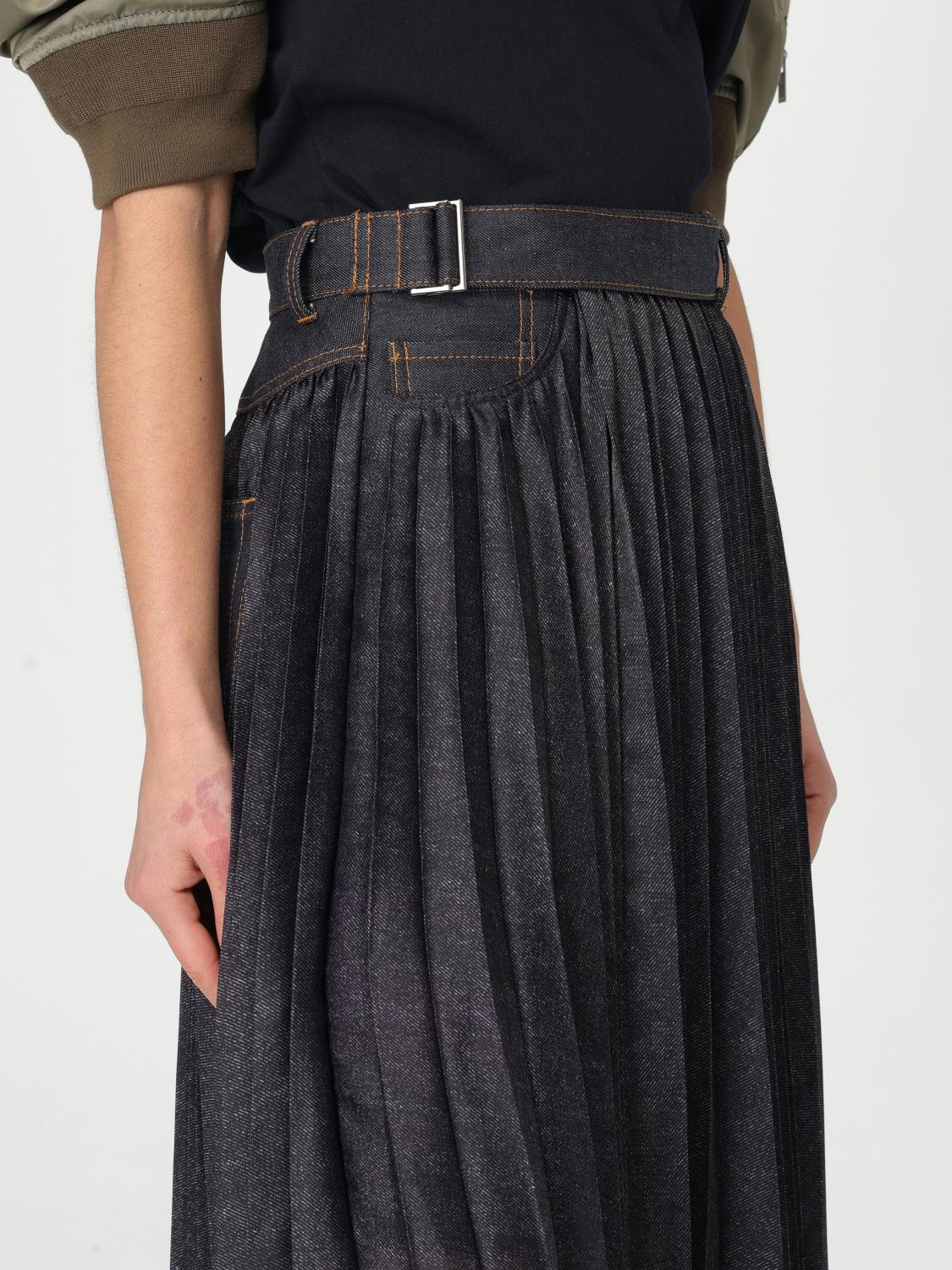 SACAI ROCK: Rock damen Sacai, Blau - Img 5