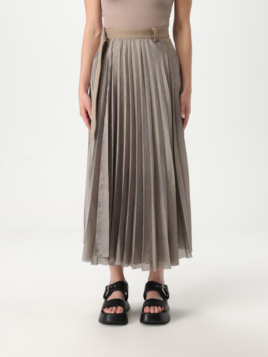 SACAI FALDA: Falda mujer Sacai, Beige - Img 1