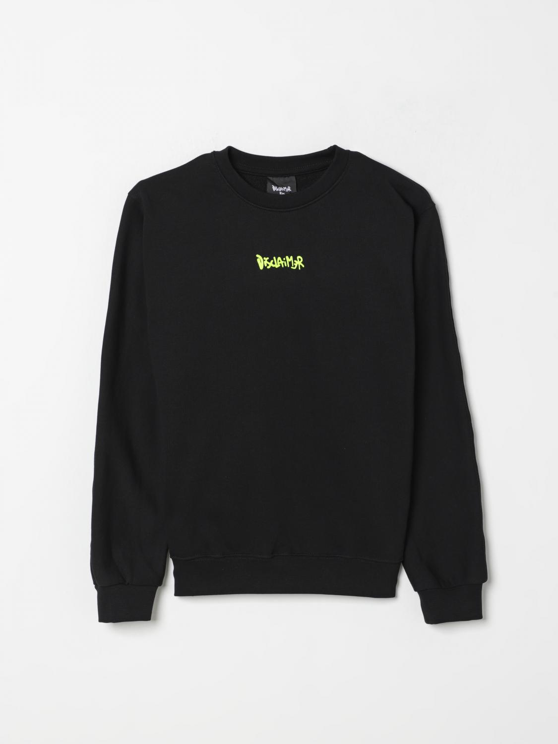 DISCLAIMER PULLOVER: Pullover kinder Disclaimer, Schwarz - Img 1