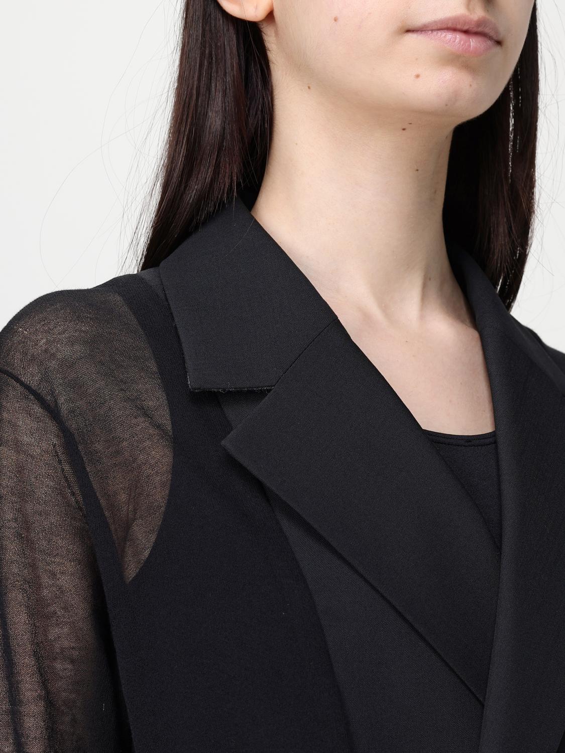 SACAI AMERICANA: Chaqueta mujer Sacai, Negro - Img 5