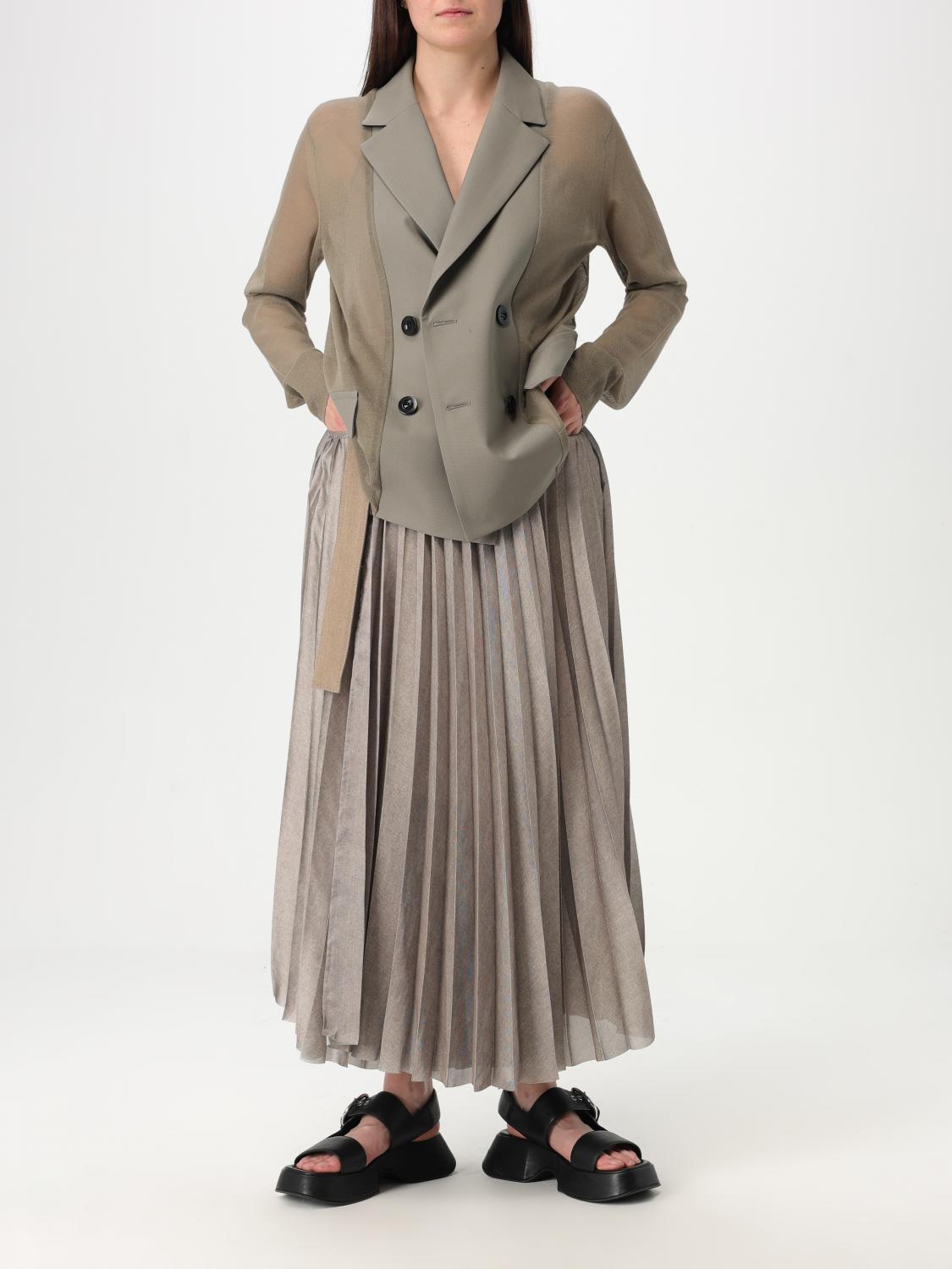 SACAI AMERICANA: Chaqueta mujer Sacai, Tórtola - Img 2