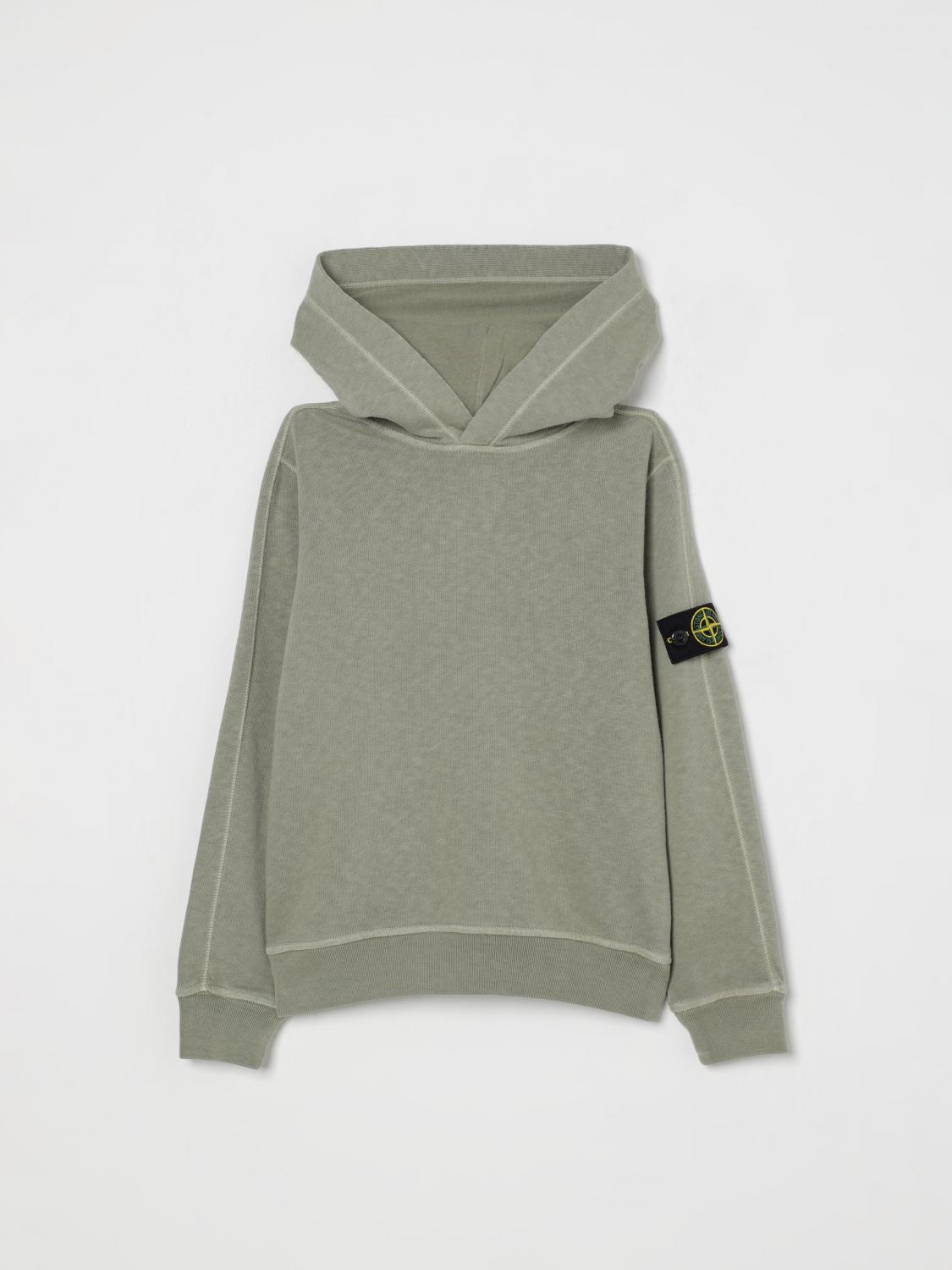 STONE ISLAND JUNIOR PULLOVER: Pullover kinder Stone Island Junior, Grün - Img 1