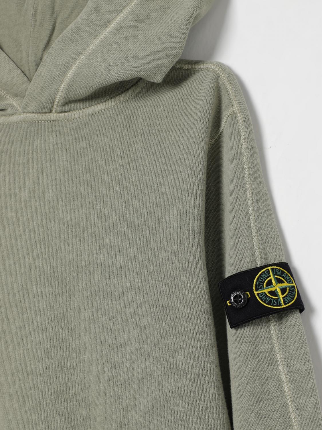 STONE ISLAND JUNIOR PULLOVER: Pullover kinder Stone Island Junior, Grün - Img 3