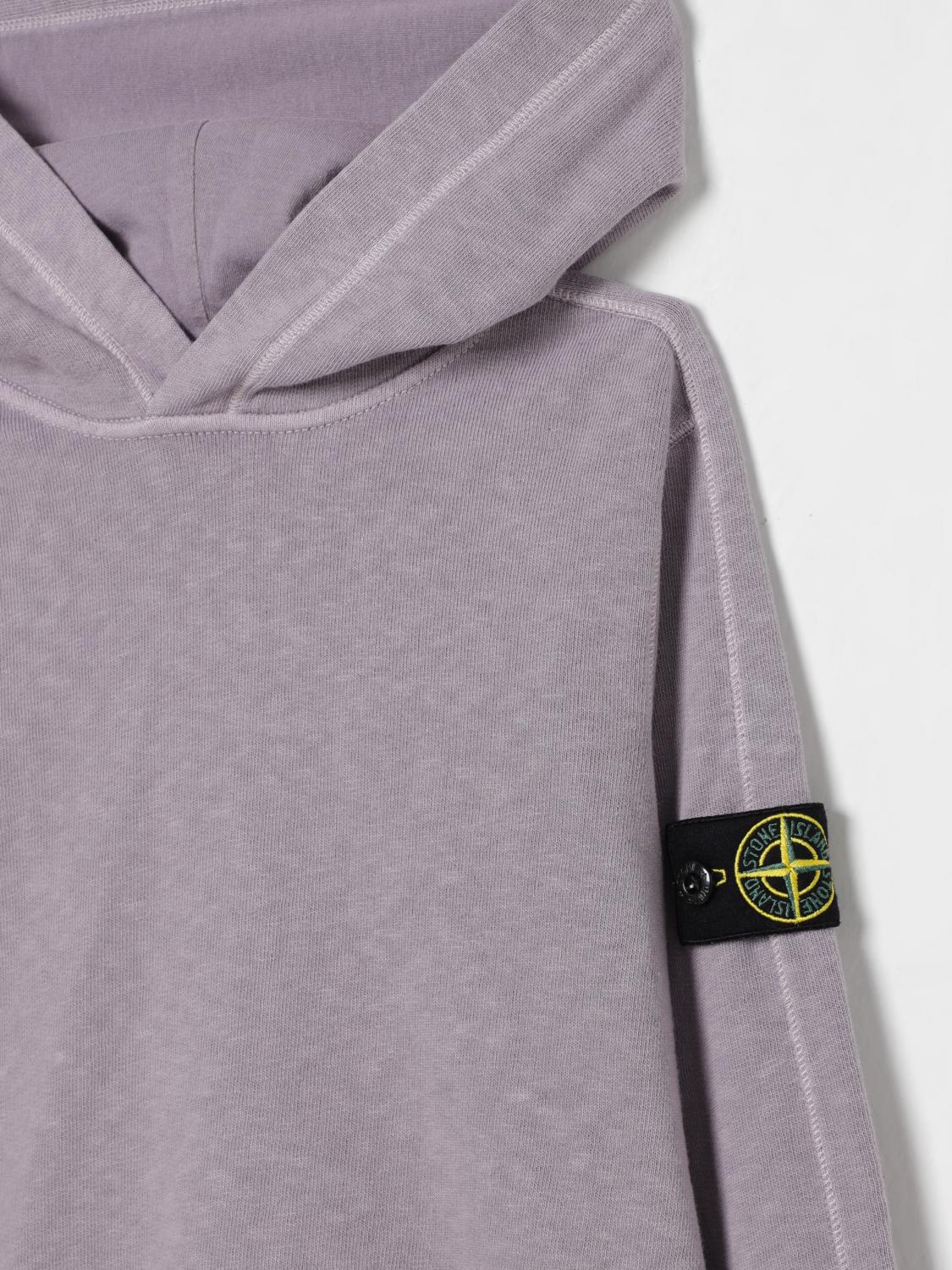 STONE ISLAND JUNIOR PULLOVER: Pullover kinder Stone Island Junior, Violett - Img 3