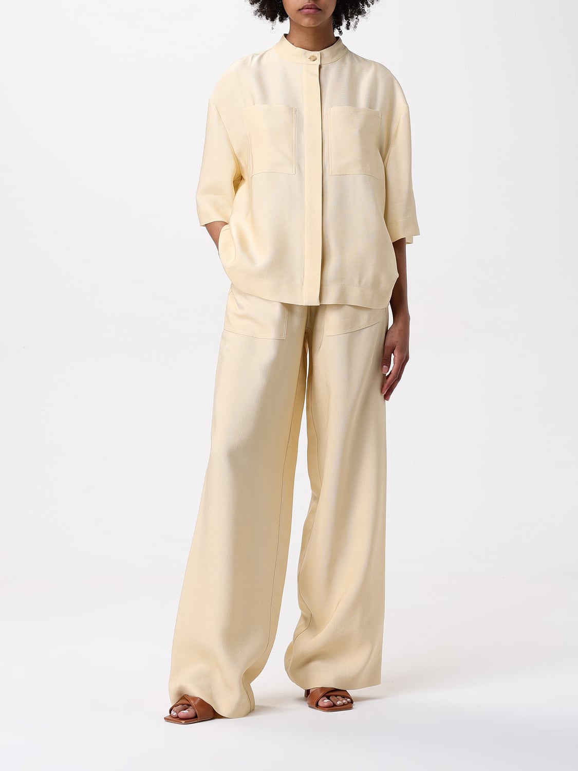BOSS CAMISA: Camisa mujer Boss, Beige - Img 2