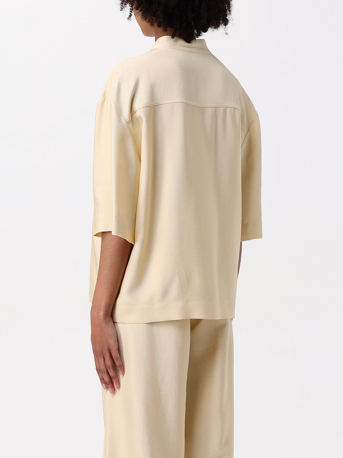 BOSS CAMISA: Camisa mujer Boss, Beige - Img 3