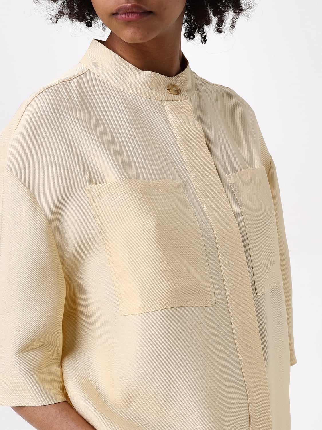 BOSS CAMISA: Camisa mujer Boss, Beige - Img 4