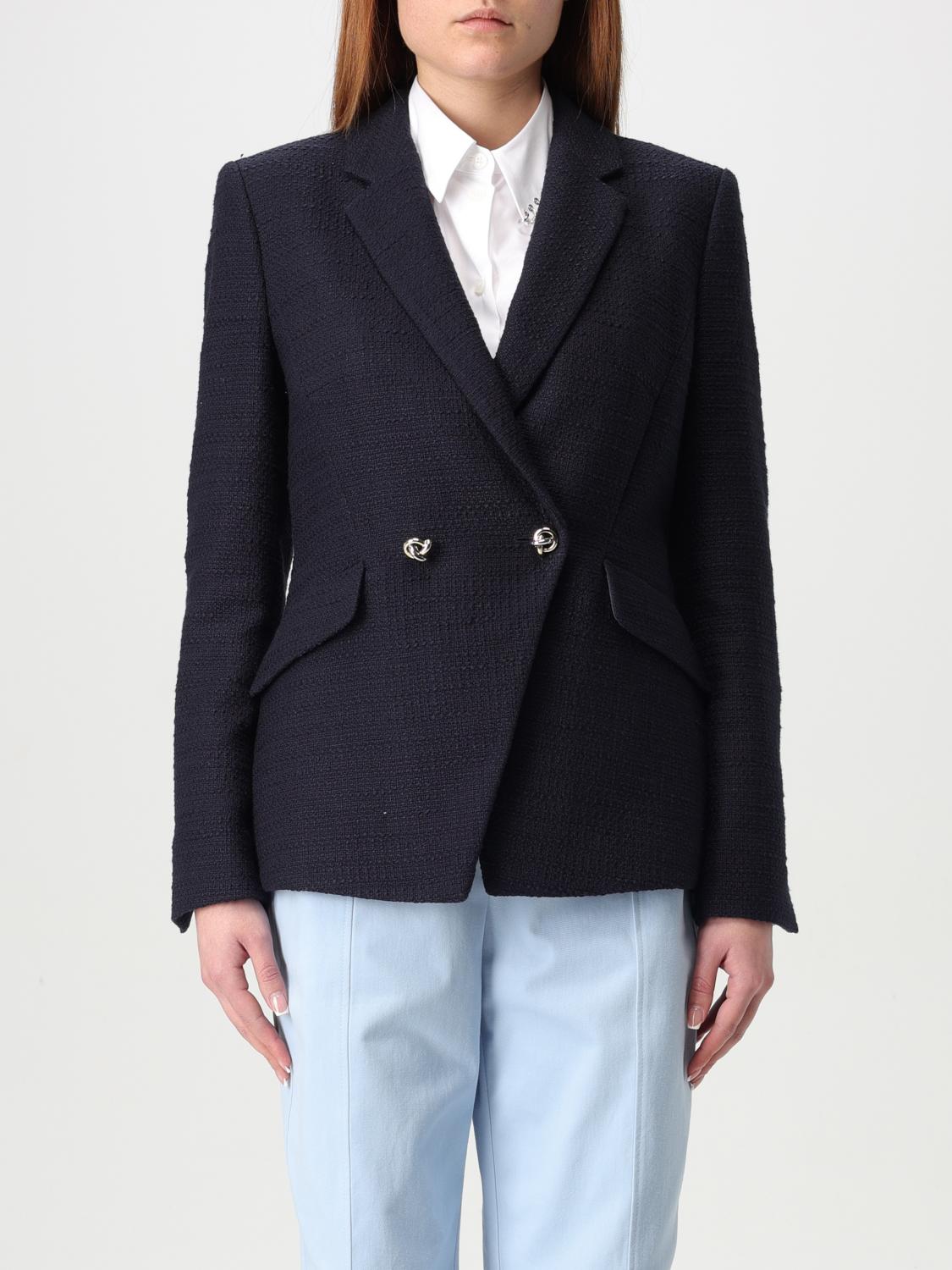BOSS AMERICANA: Chaqueta mujer Boss, Azul Oscuro - Img 1