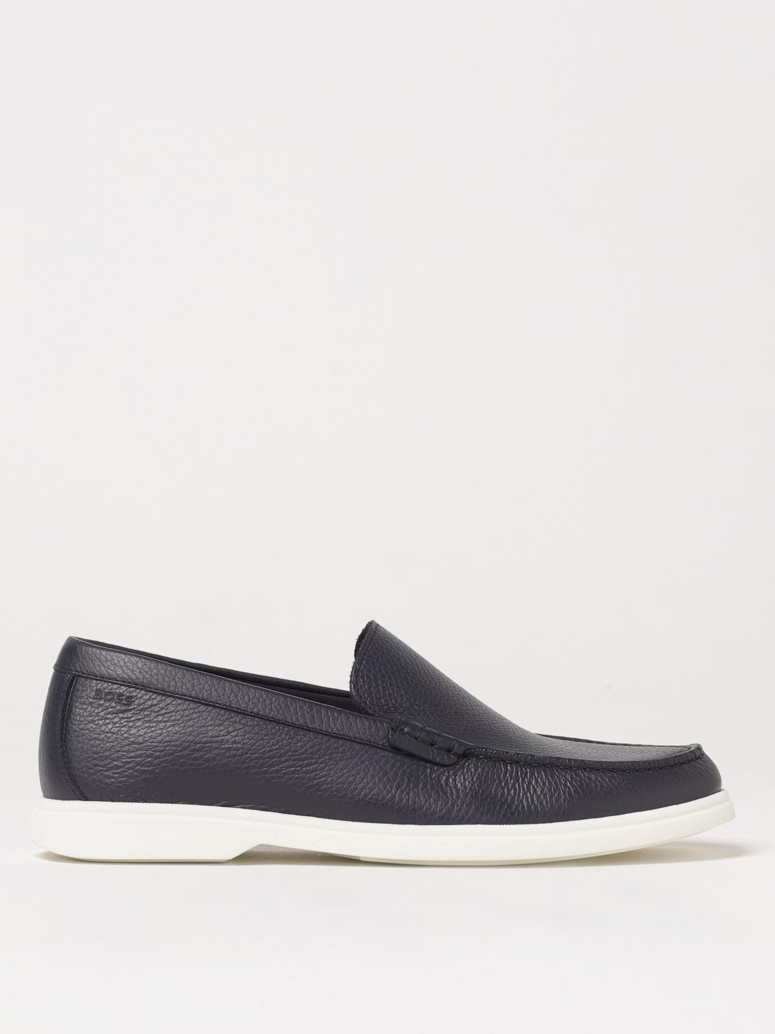 BOSS MOCASSINS: Mocassins homme Boss, Bleu - Img 1
