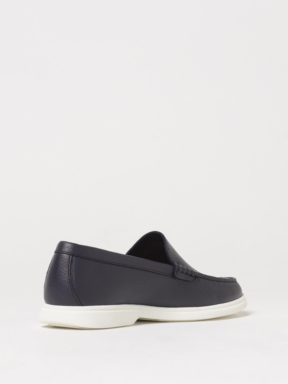 BOSS MOCASSINS: Mocassins homme Boss, Bleu - Img 3