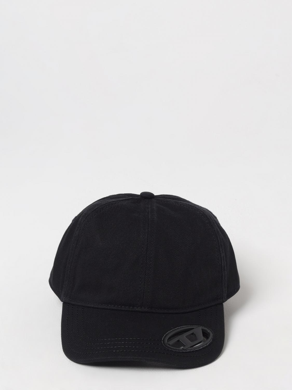 DIESEL CAPPELLO: Diesel Cotton Hat, Black - Img 2