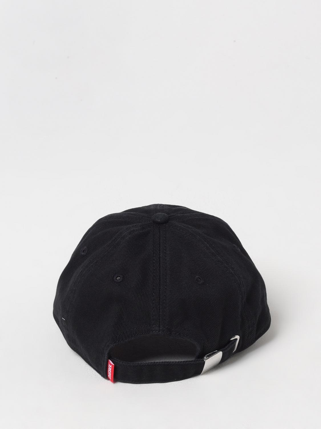 DIESEL CAPPELLO: Diesel Cotton Hat, Black - Img 3