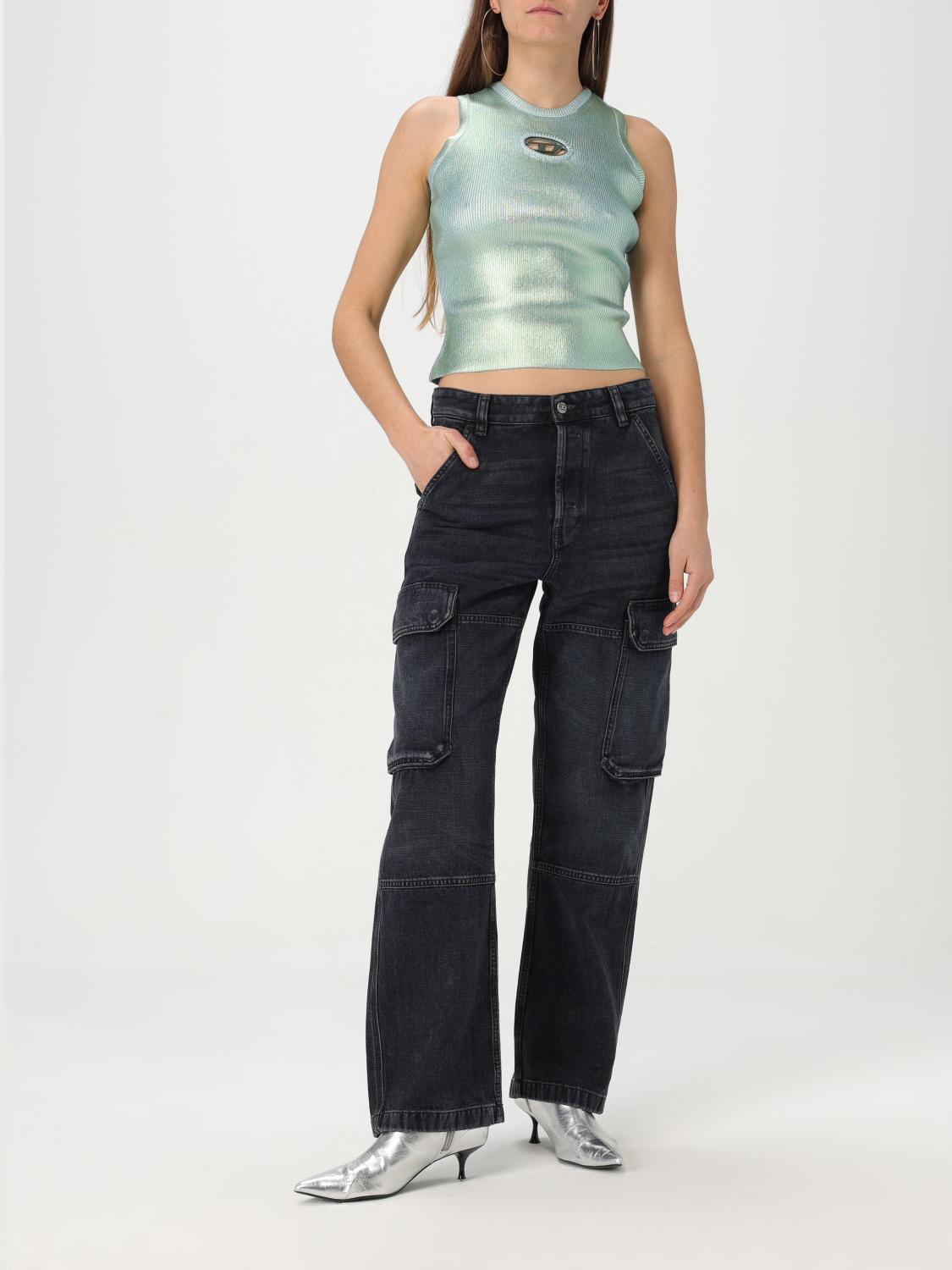 DIESEL TOP: Pullover damen Diesel, Silber - Img 2