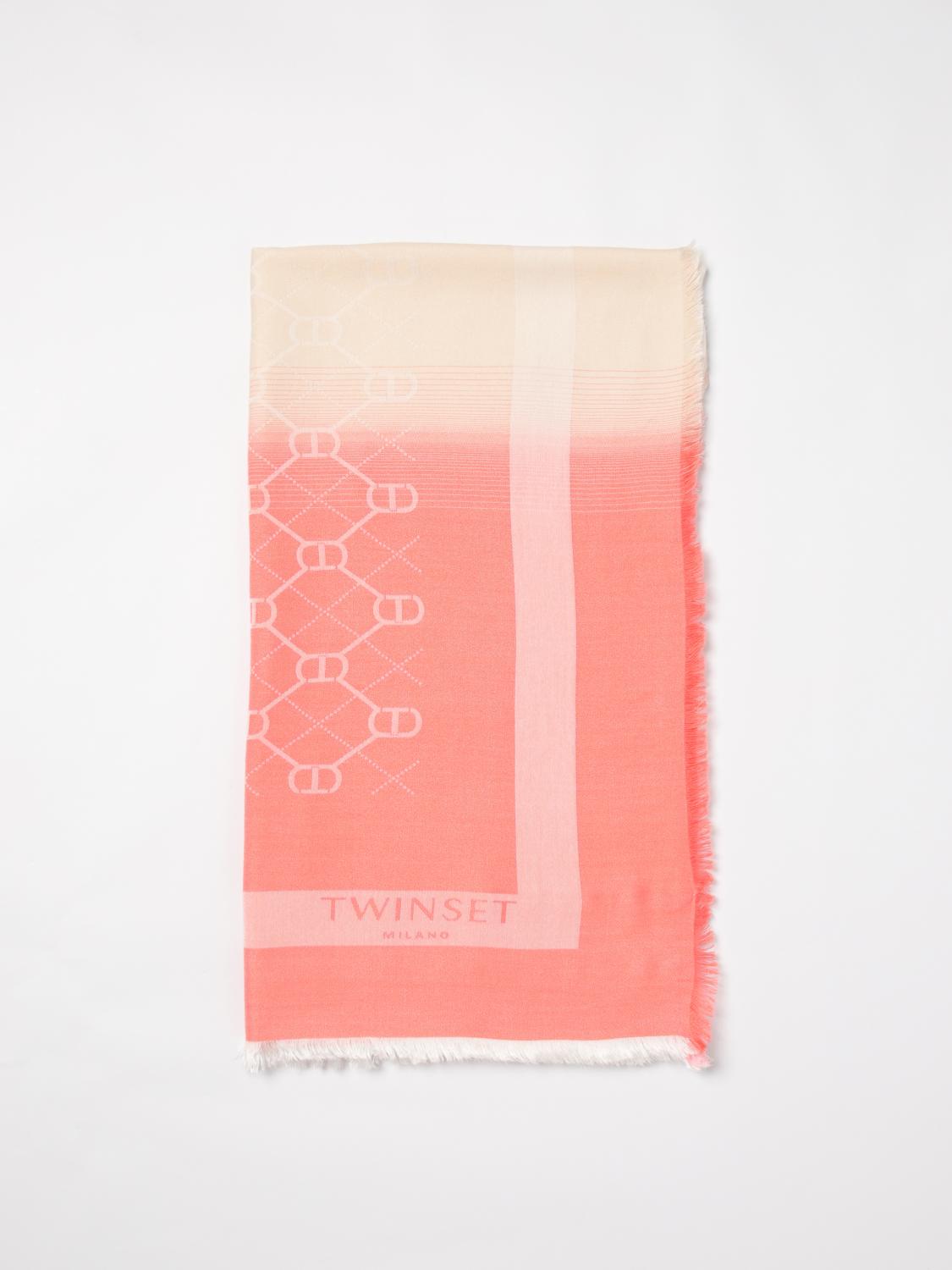 TWINSET SCHAL: Schal damen Twinset, Peach - Img 1