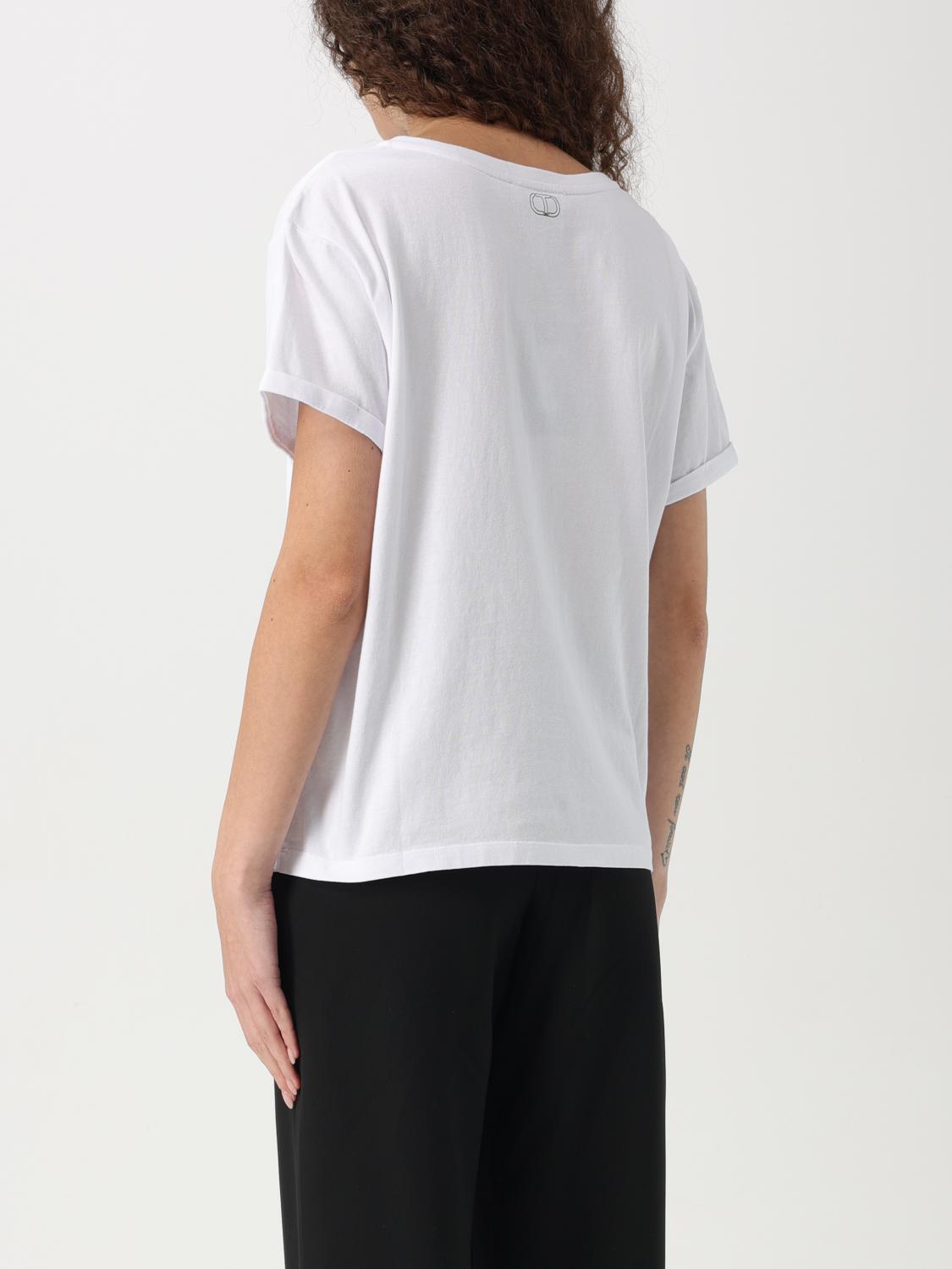 TWINSET CAMISETA: Camiseta mujer Twinset, Blanco - Img 2