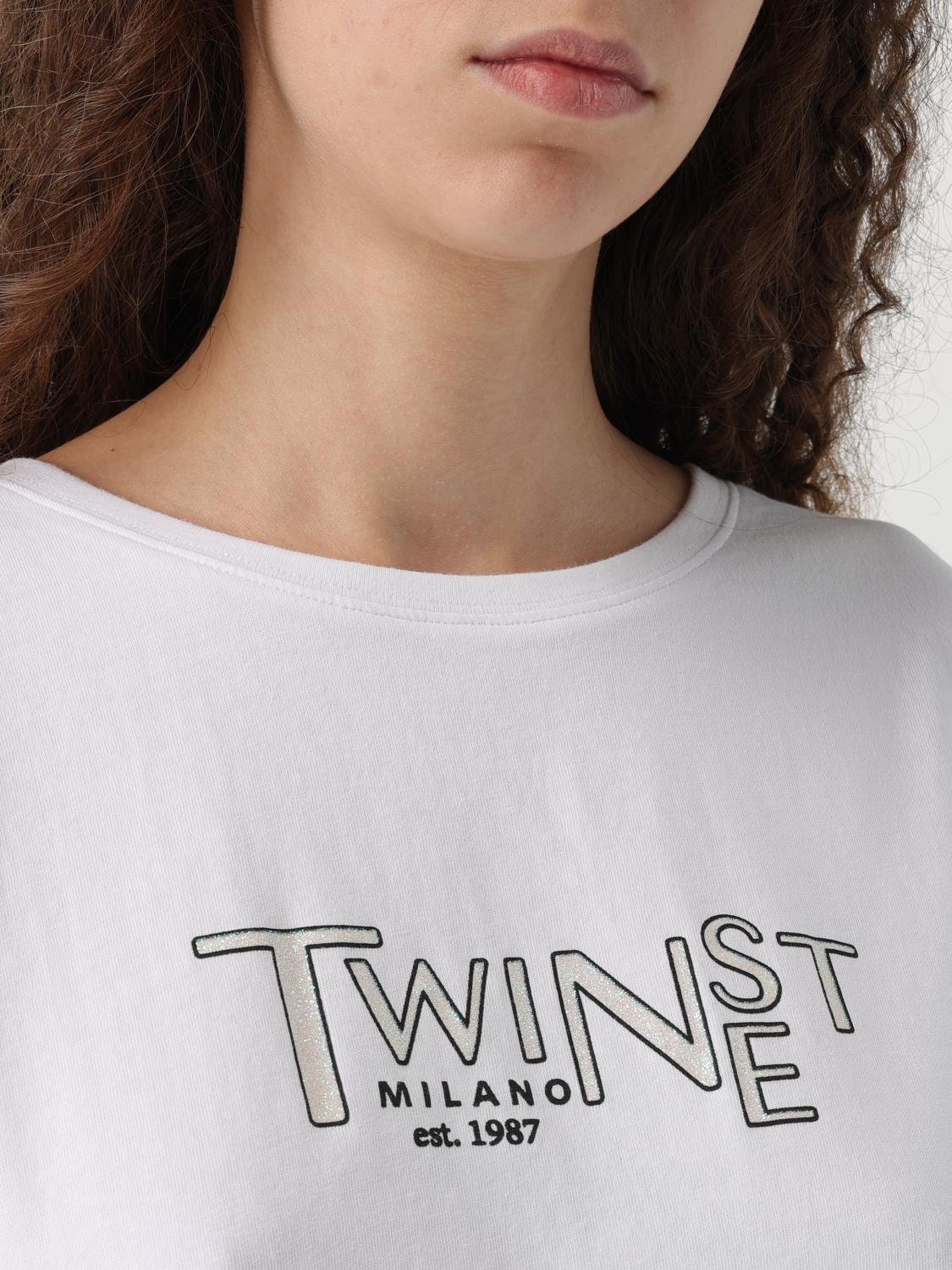 TWINSET CAMISETA: Camiseta mujer Twinset, Blanco - Img 3