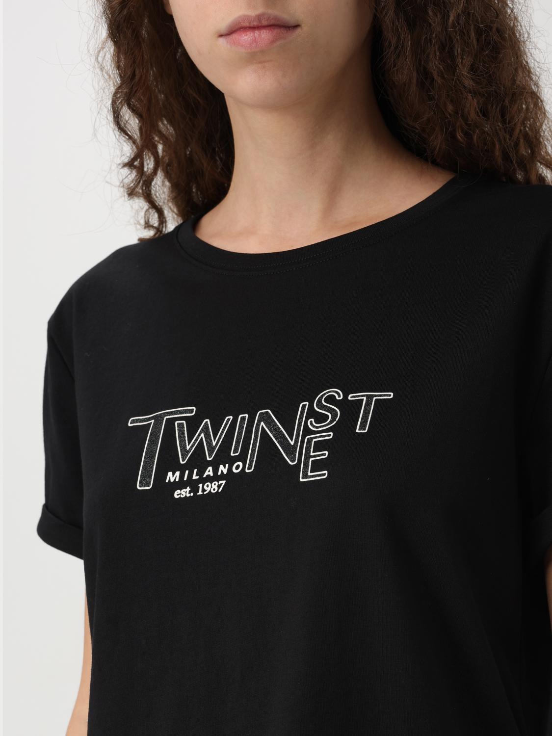 TWINSET CAMISETA: Camiseta mujer Twinset, Negro - Img 3