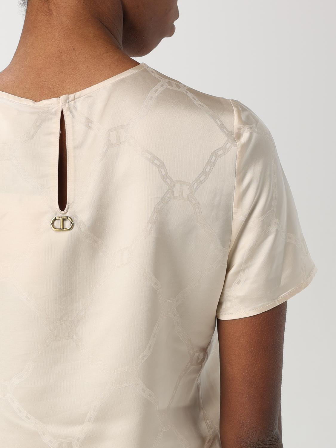 TWINSET TOP: Top femme Twinset, Blanc - Img 4